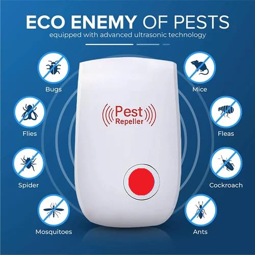 Ultrasonic Pest Repeller for Mosquito, Cockroaches, etc