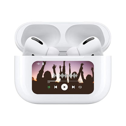 Smart Wireless Earbuds with LCD Touch Screen