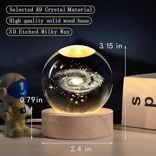 3D Crystal Lamp Ball(Assorted Design)