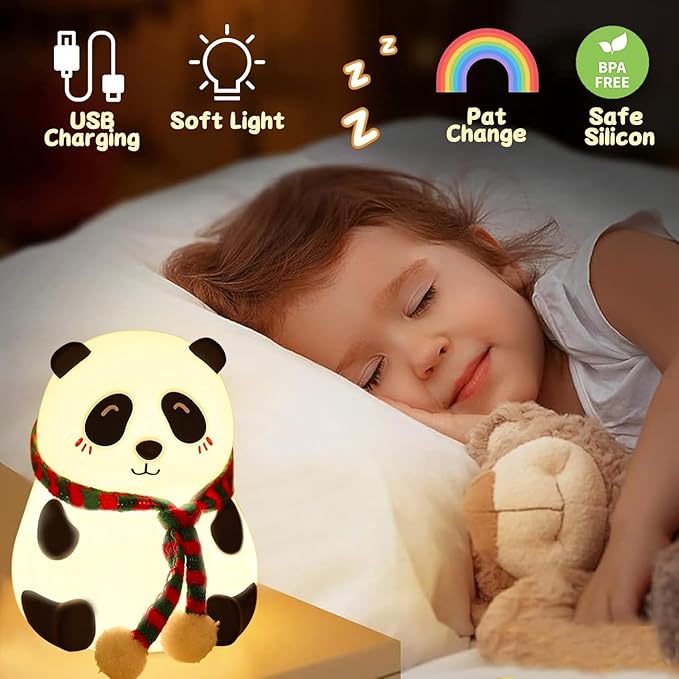 Cute Panda Light Lamp For Kids