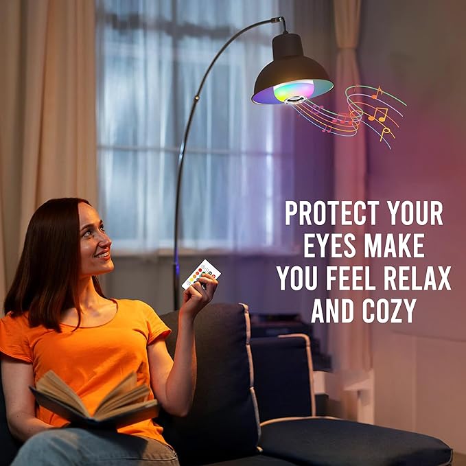 Colour Changing LED Bulb with Bluetooth Speaker & Remote